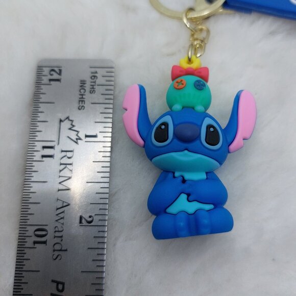 2/$25 Stitch and Scrump keychain wrist strap lanyard with 'Stitch' - Picture 4 of 6